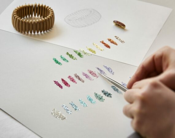 2022 LA GIOIA di Pomellato RAINBOW FLEX CUT BRACELET making of 2 1536x1024 1