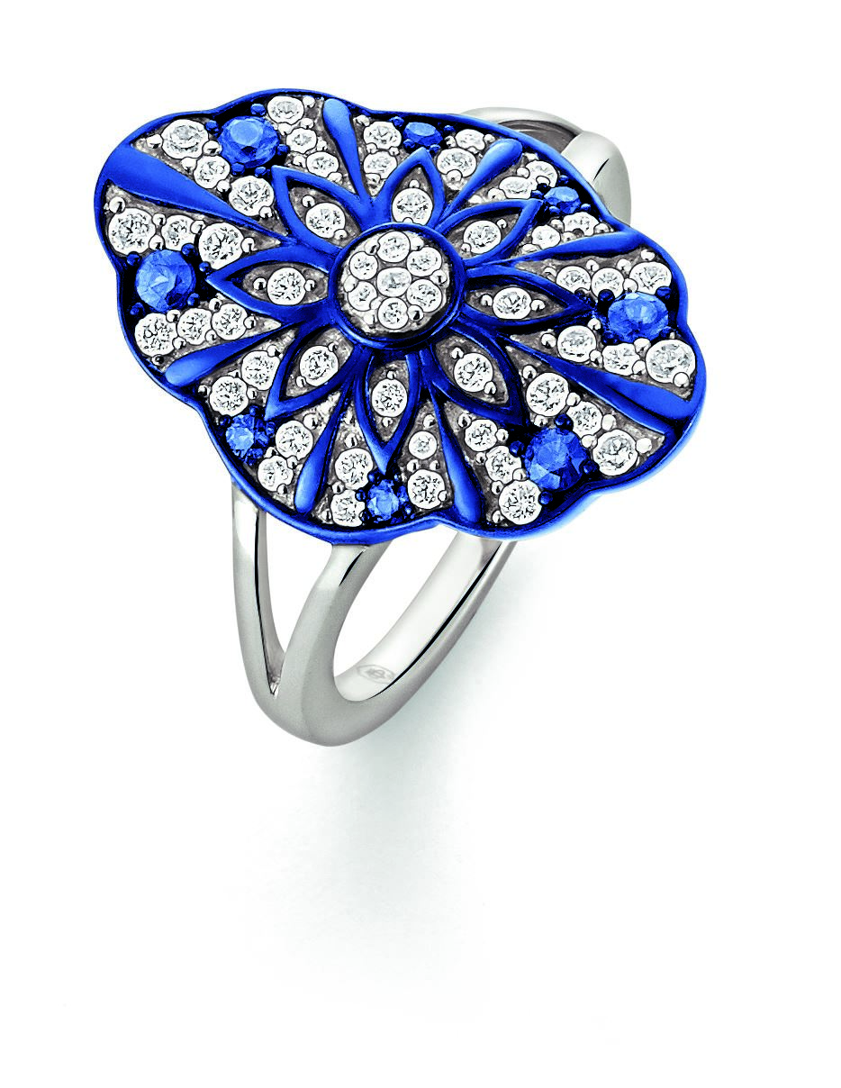 DJ Ring mit Brillanten zus. ca. 037 ct. Saphiren 1199 Euro