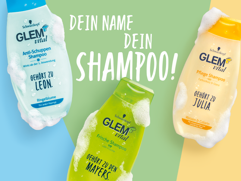 Glem vital Dein Name dein Shampoo
