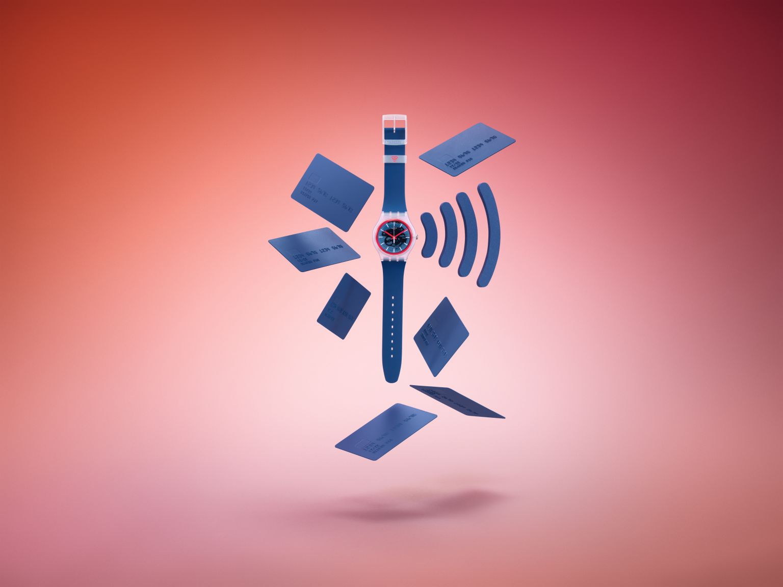 Swatch MAGIC PAY SVIW109 5300 E 75 frei pr red