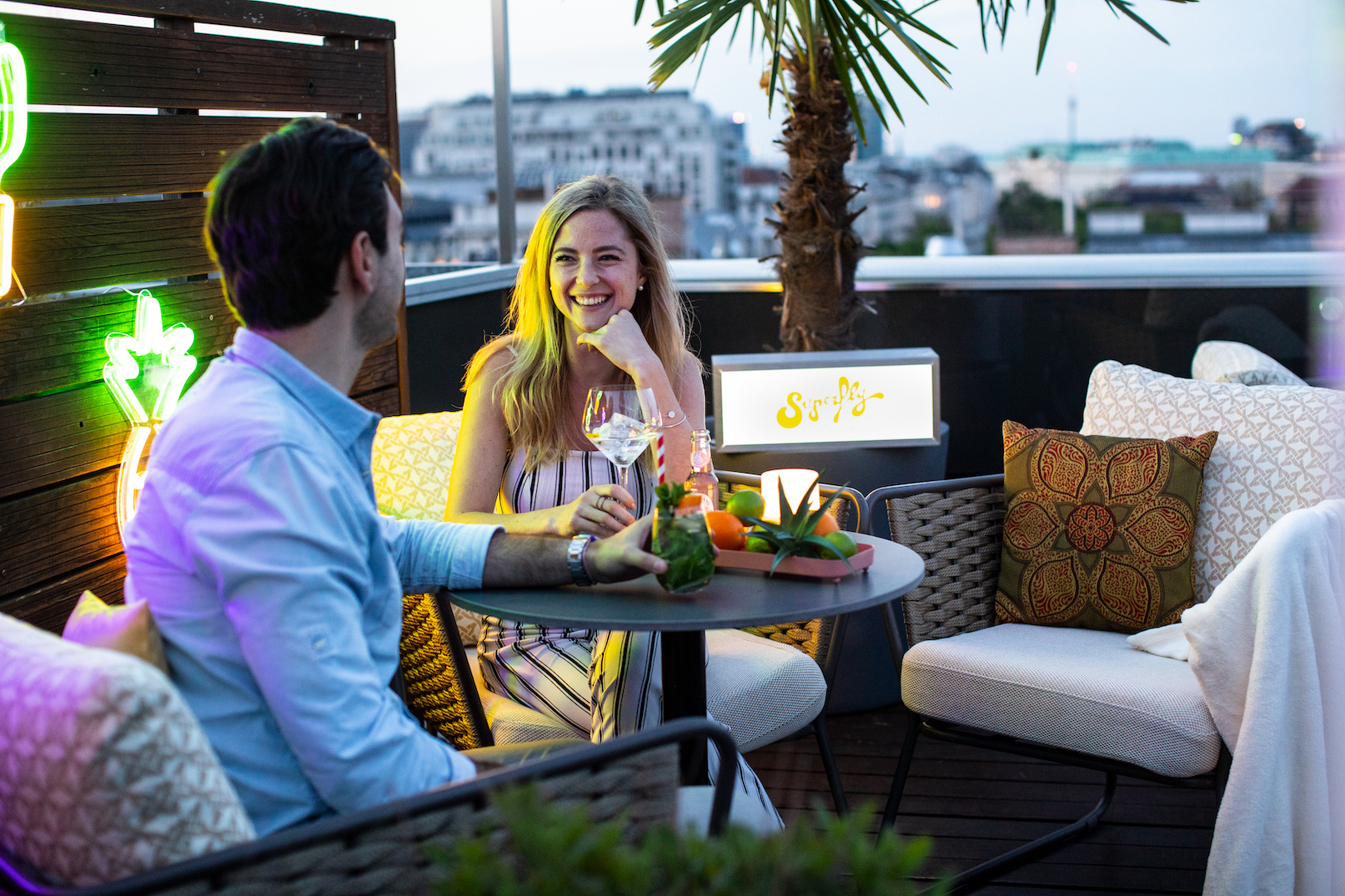 The Ritz Carlton Vienna Atmosphere Rooftop Bar ©Julia