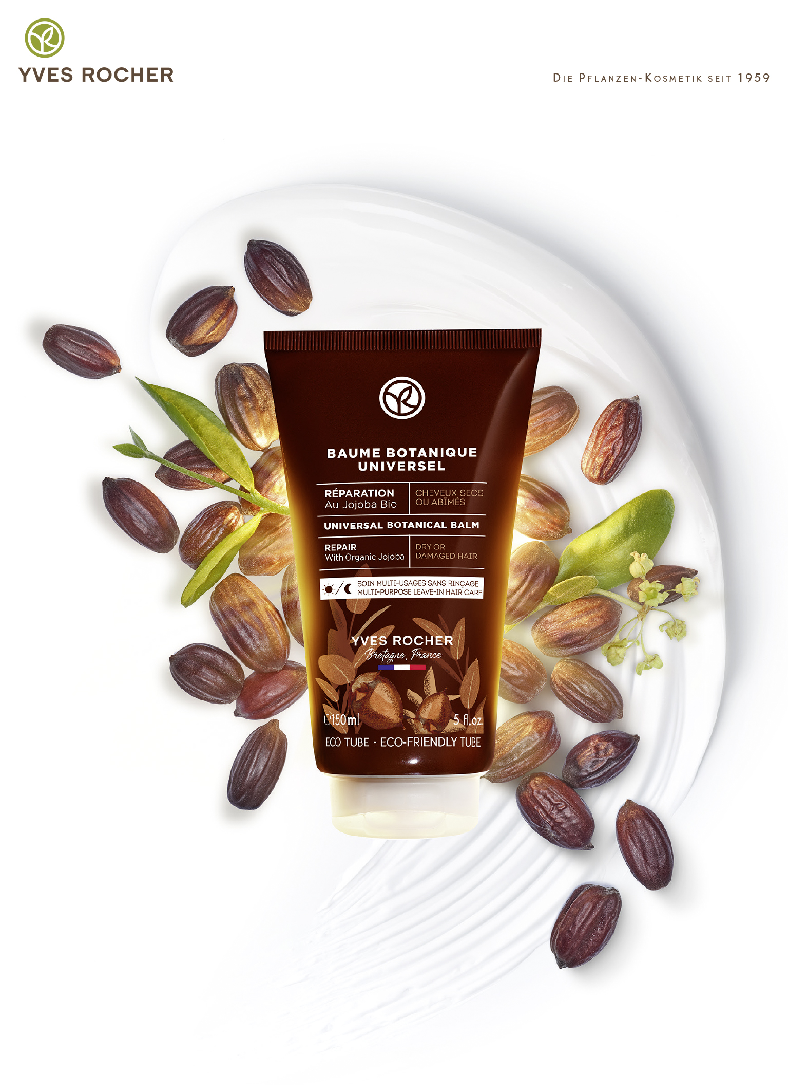 YvesRocher Multi Use Haarbalsam Fond