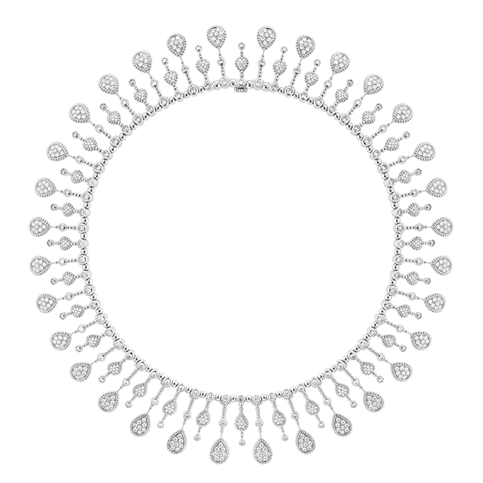 BOUCHERON Serpent Boheme Solarite multi motifs necklace diamonds and white gold