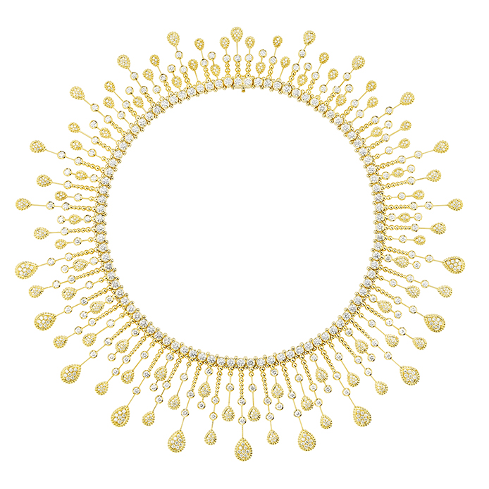 BOUCHERON Serpent Boheme Solarite multi motifs necklace diamonds and yellow gold