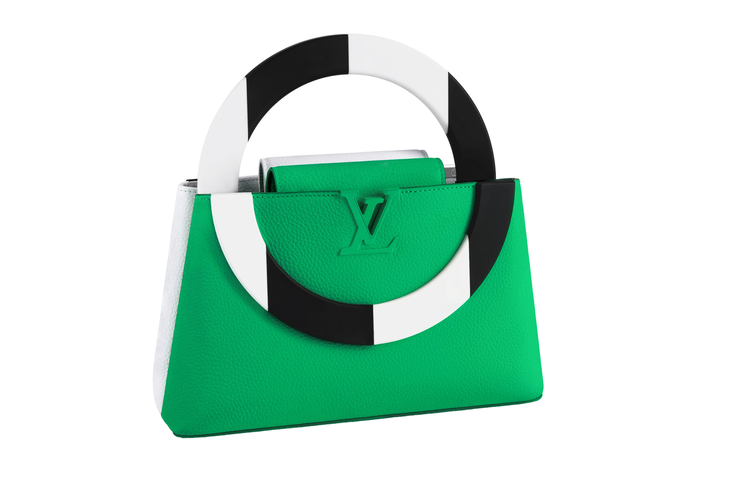 Louis Vuitton Artycapucines 2022 Chapter 4 Daniel Buren Green scaled