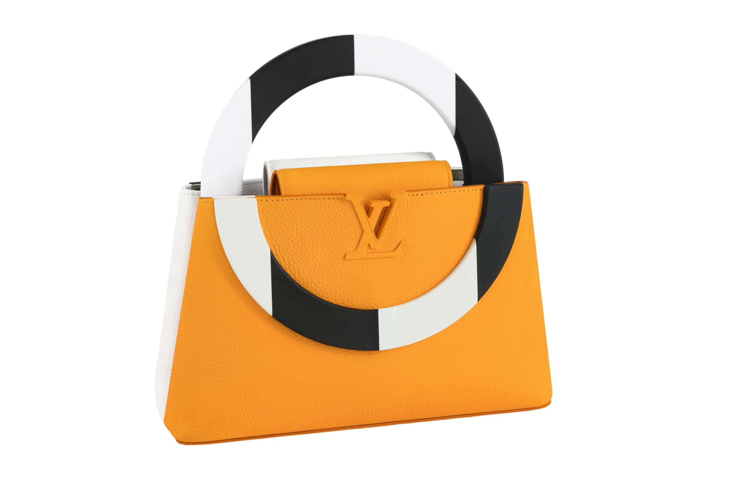 Louis Vuitton Artycapucines 2022 Chapter 4 Daniel Buren Yellow scaled