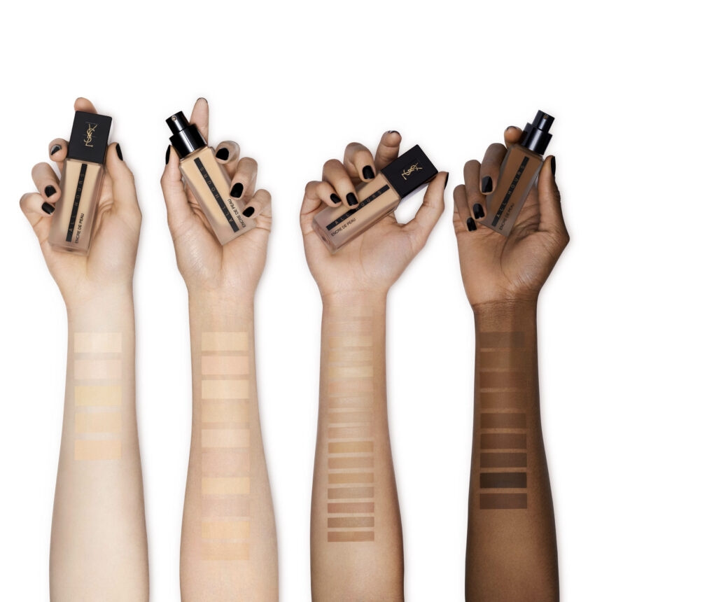 ysl all hours foundation arm swatches 1
