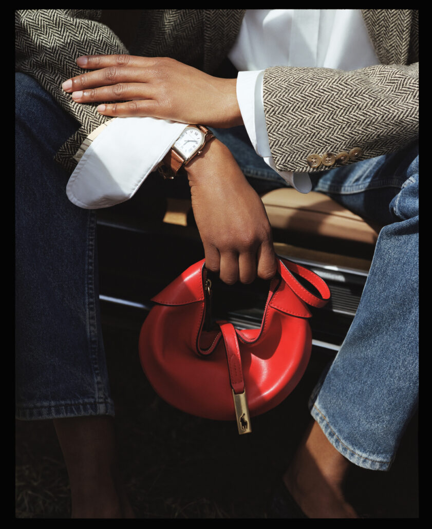 469836779001 Stirrup Petite White Dial lifestyle image 0 ConvertImage 2