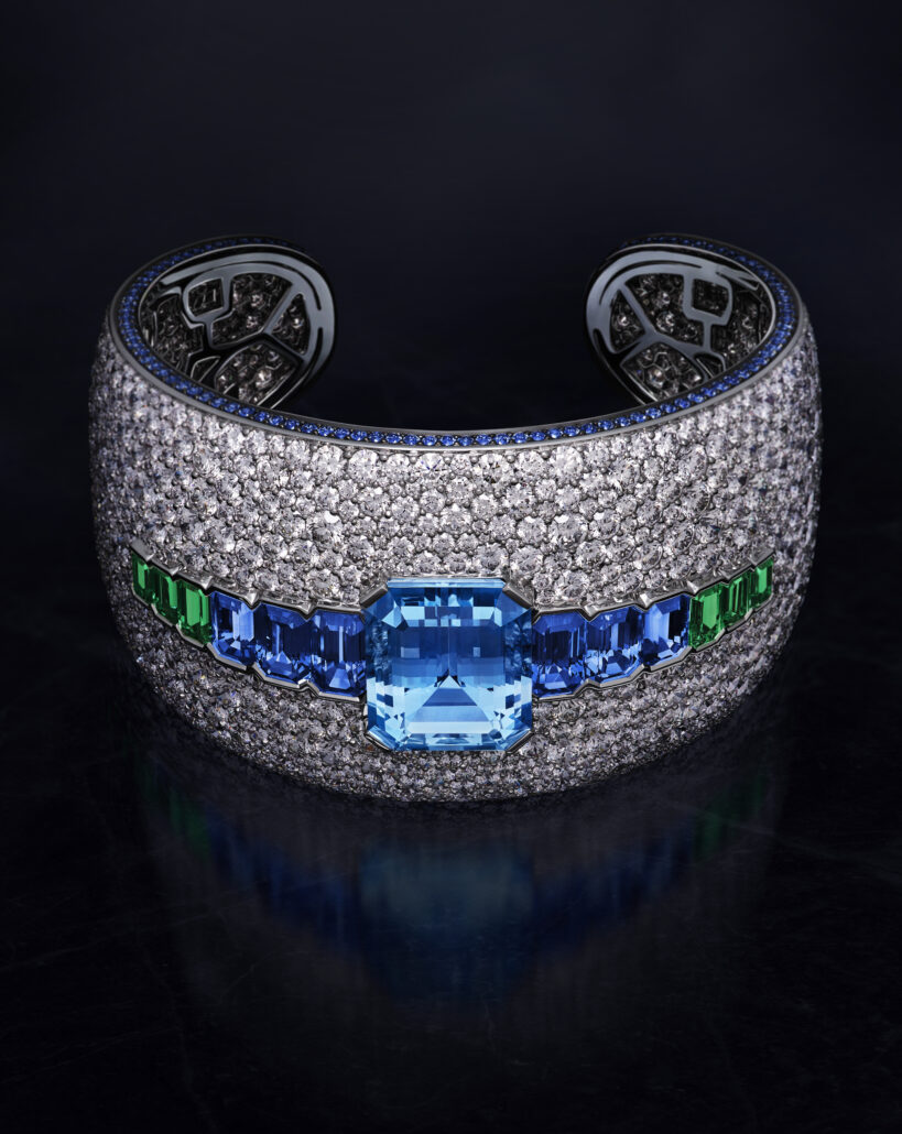 Bucherer Fine Jewellery High Jewellery 2022 Cuff Aquamarine V2