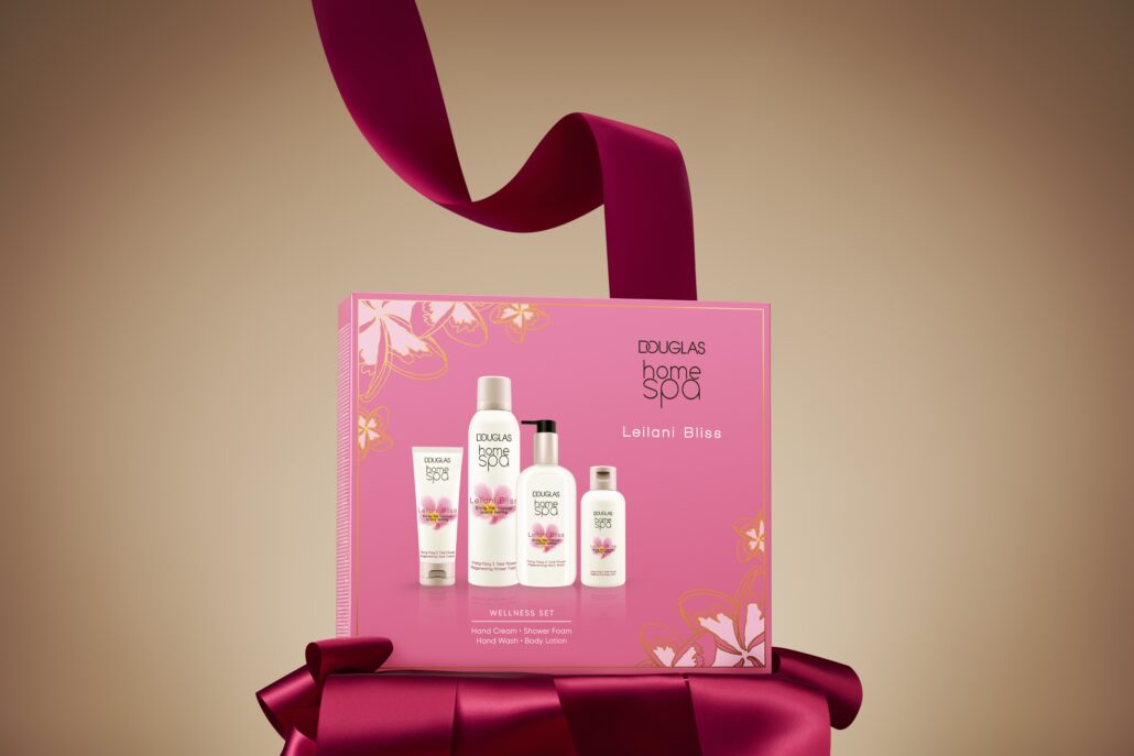 Douglas collection christmas2022 skincare home spa wellness set mystery of hammam product still flying ribbon set