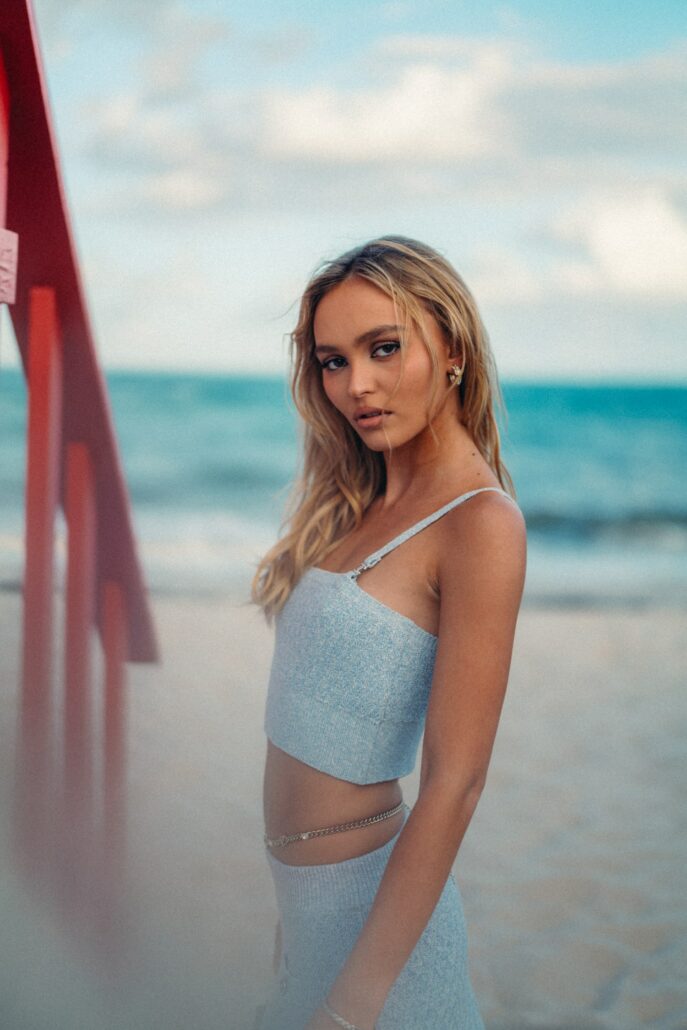 chanel lily rose depp chanel cruise 22 23 replica show miami november 4th 1 LD