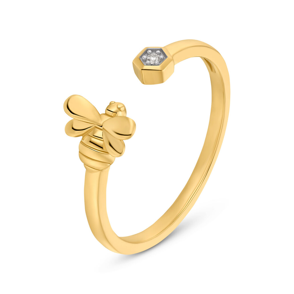 shine by DJ Diamant Ring Biene Gold 585 EUR289