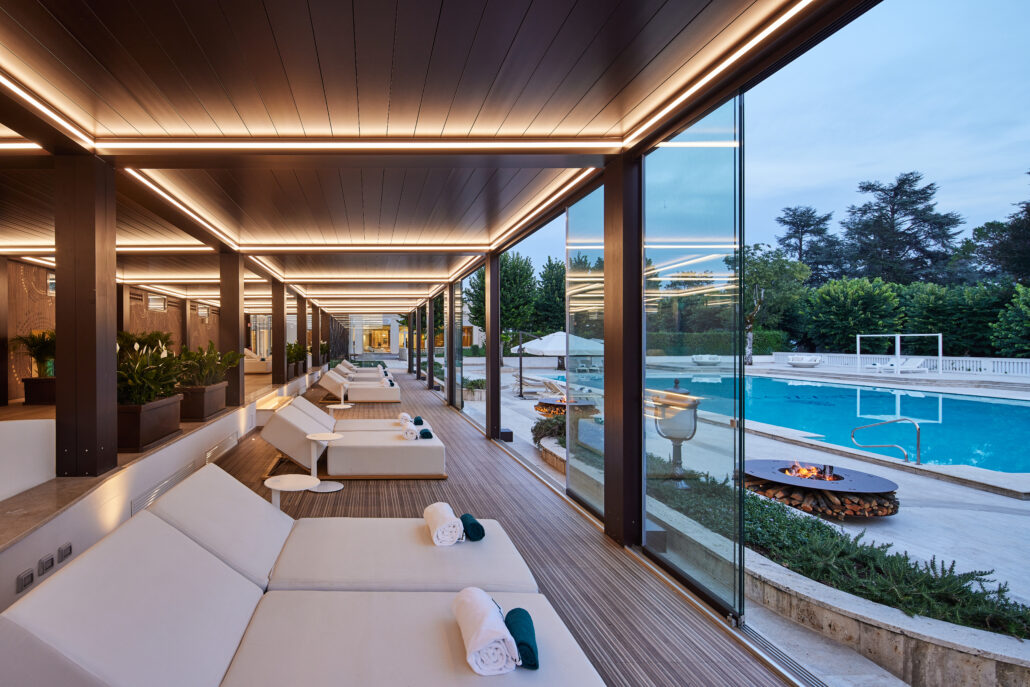 Palazzo Fiuggi Pool area