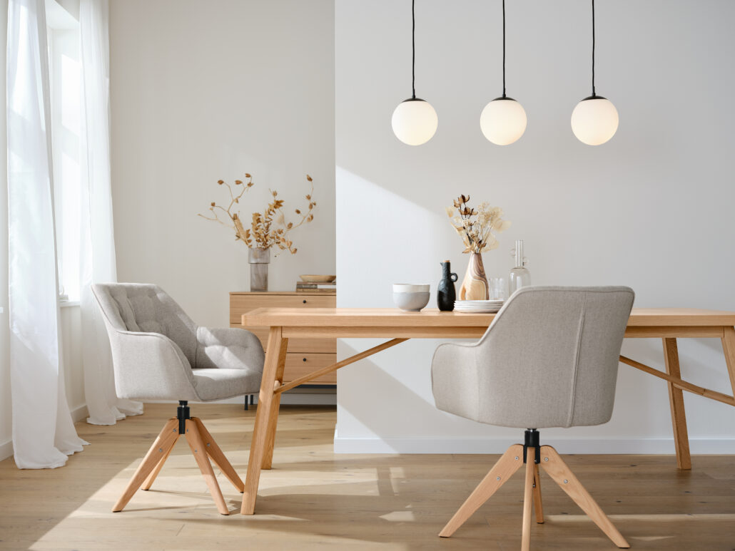 TCHIBO 128279 Haengeleuchte mit Glaskugeln 3 flammig 1 01.23