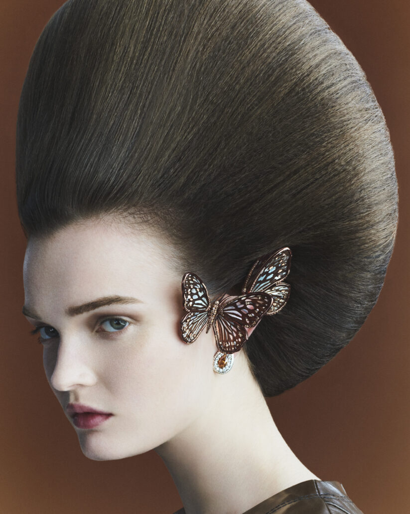 BOUCHERON Carte Blanche Ailleurs Papillon earrings