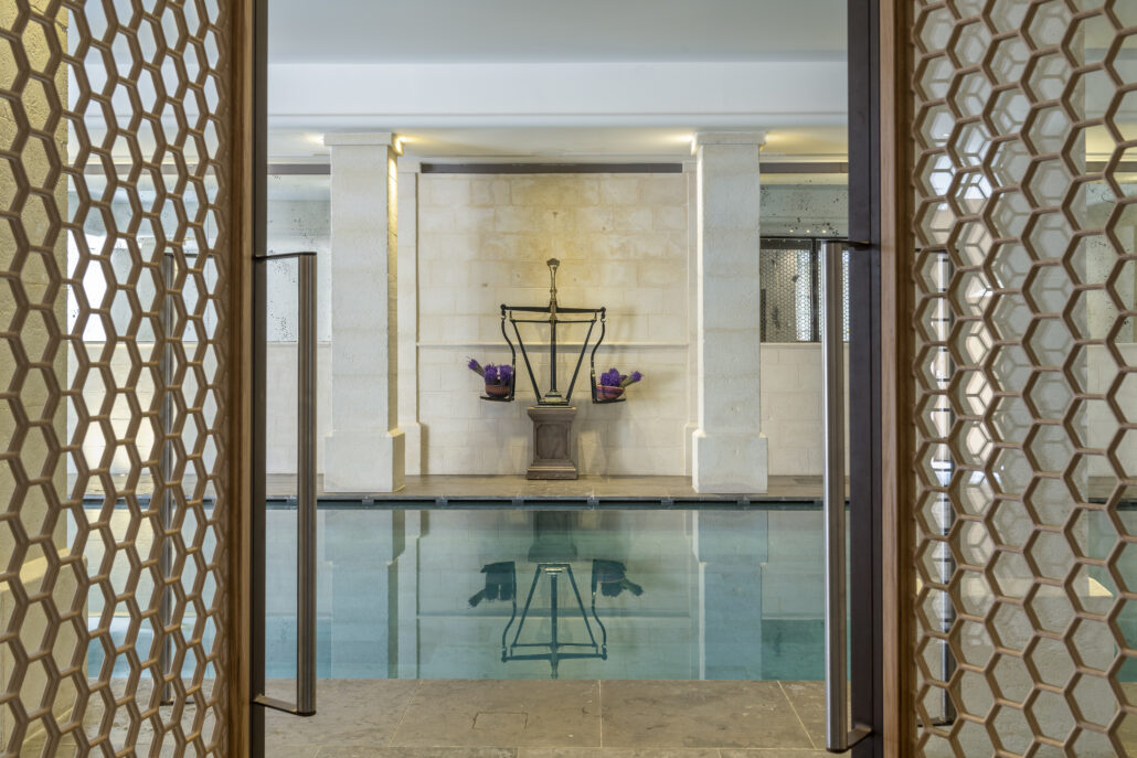 Entrance of the indoor pool