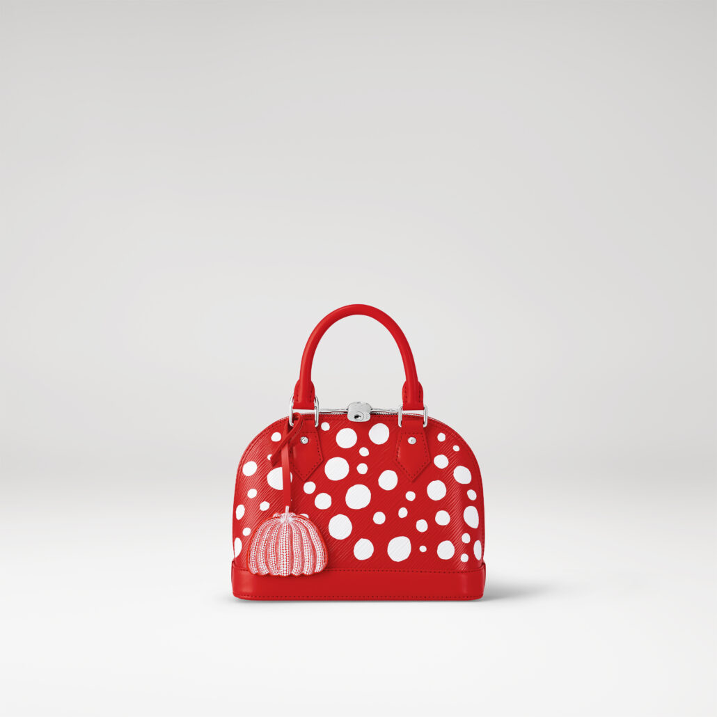 Louis Vuitton x Yayoi Kusama Women Leather Goods Infinity Dots Alma BB in Red Monogram Empreinte Leather