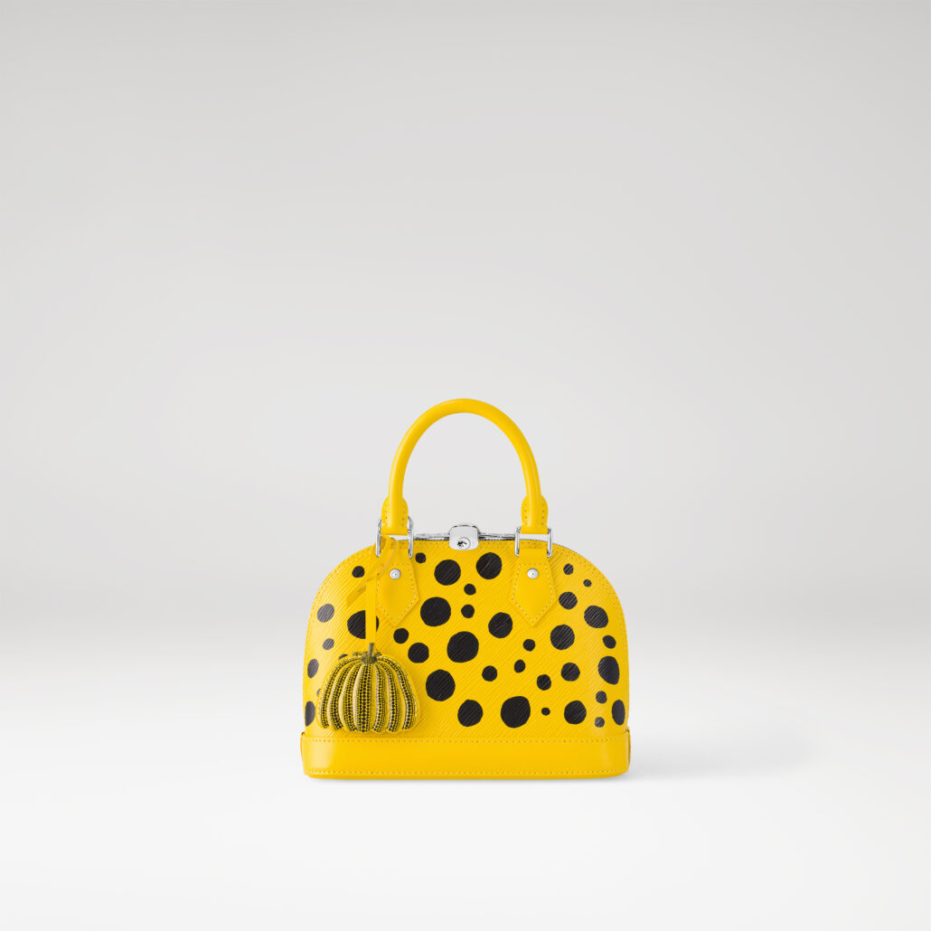 Louis Vuitton x Yayoi Kusama Women Leather Goods Infinity Dots Alma BB in Yellow Epi Leather