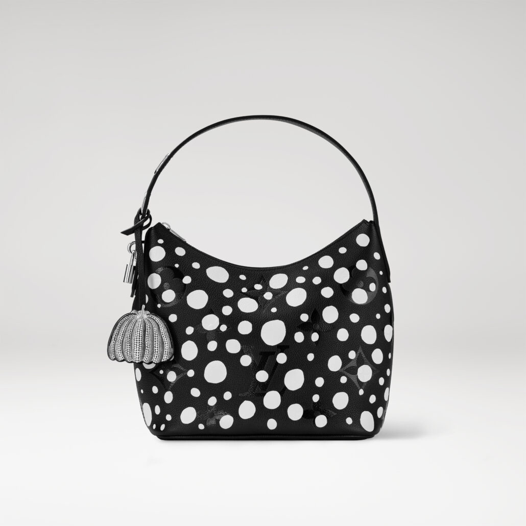 Louis Vuitton x Yayoi Kusama Women Leather Goods Infinity Dots Marshmallow in Black Monogram Empreinte Leather
