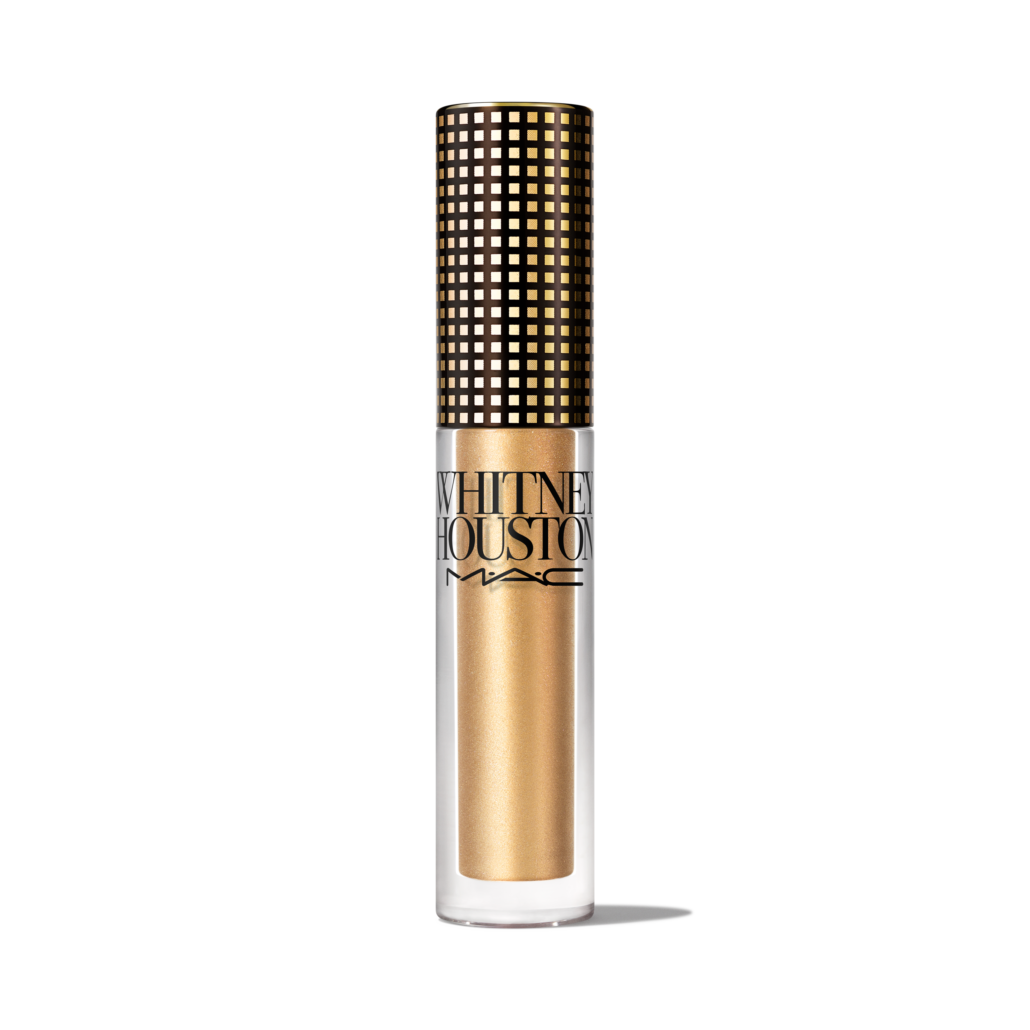 MAC Whitney Houston Lipglass Nippys Shimmery Gold Closed 2400E