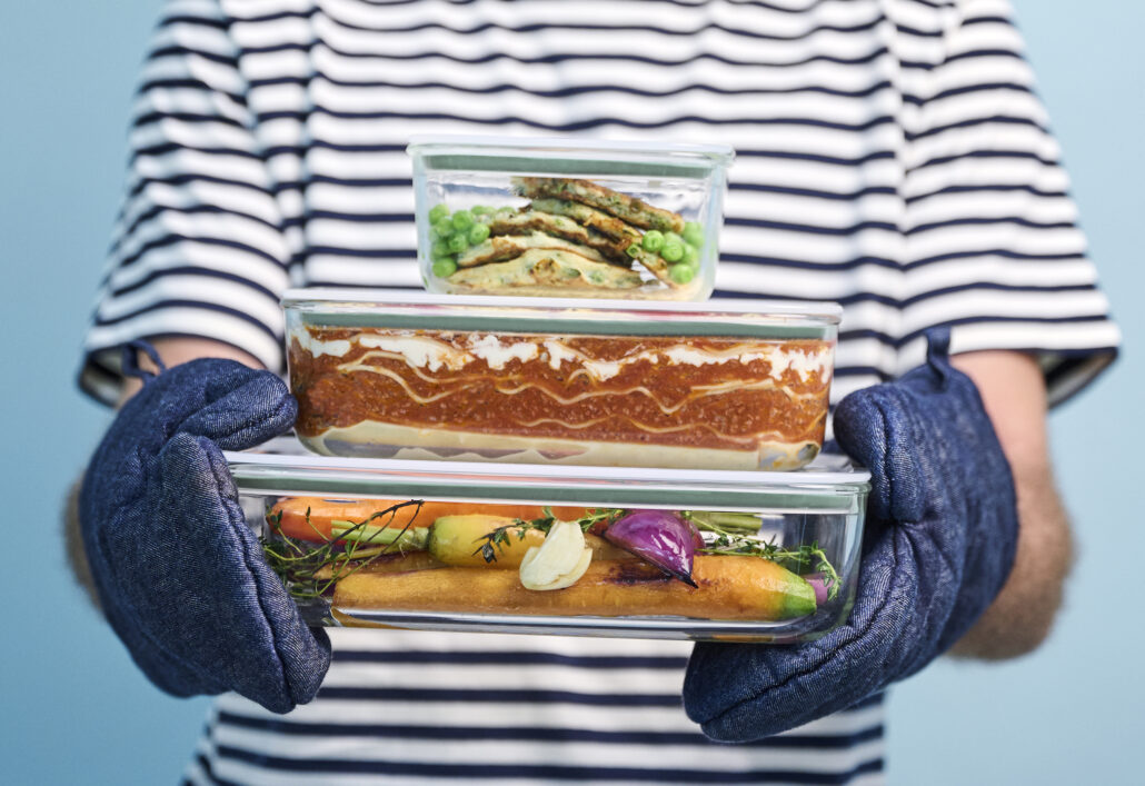 Mepal food storage box EasyClip glass a oven proof without lid