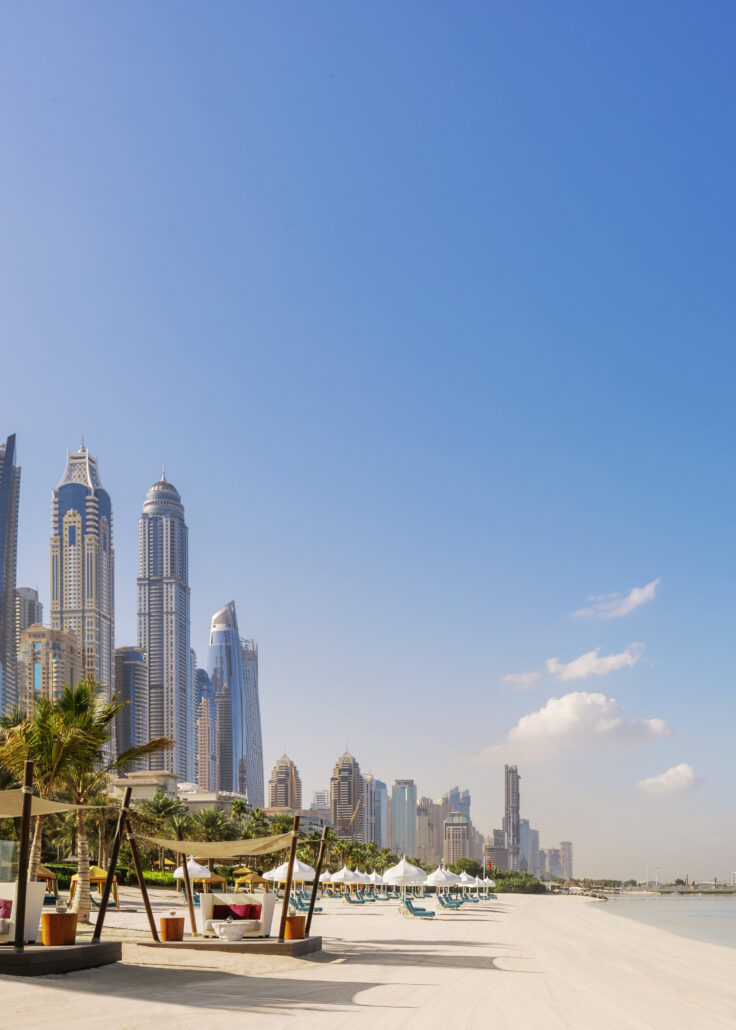 OneOnly Royal Mirage Beach Jetty Cabana Skyline