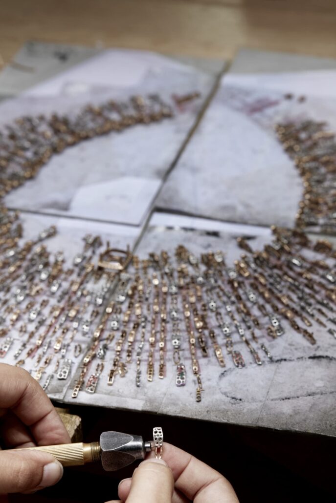 chanel collier tweed couture patrimoine atelier0193 LD