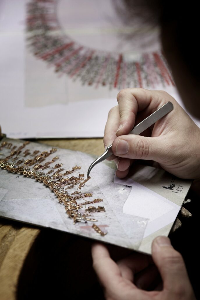 chanel collier tweed couture patrimoine atelier0371 LD