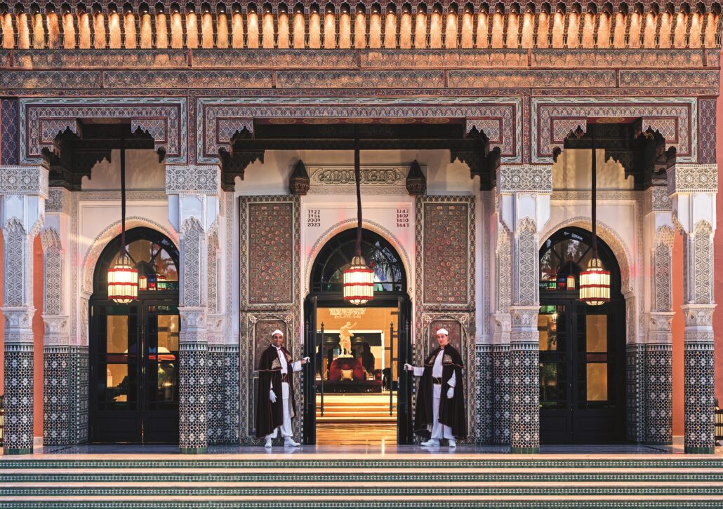 the main entrance c La Mamounia
