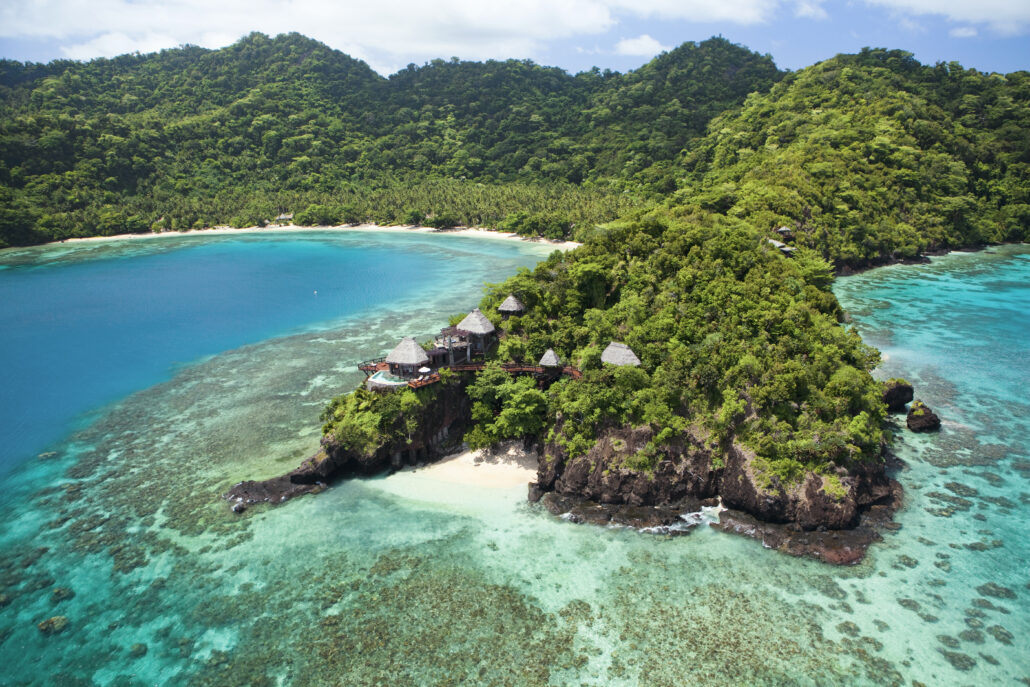 COMO Laucala Island Peninsula Villa Aerial
