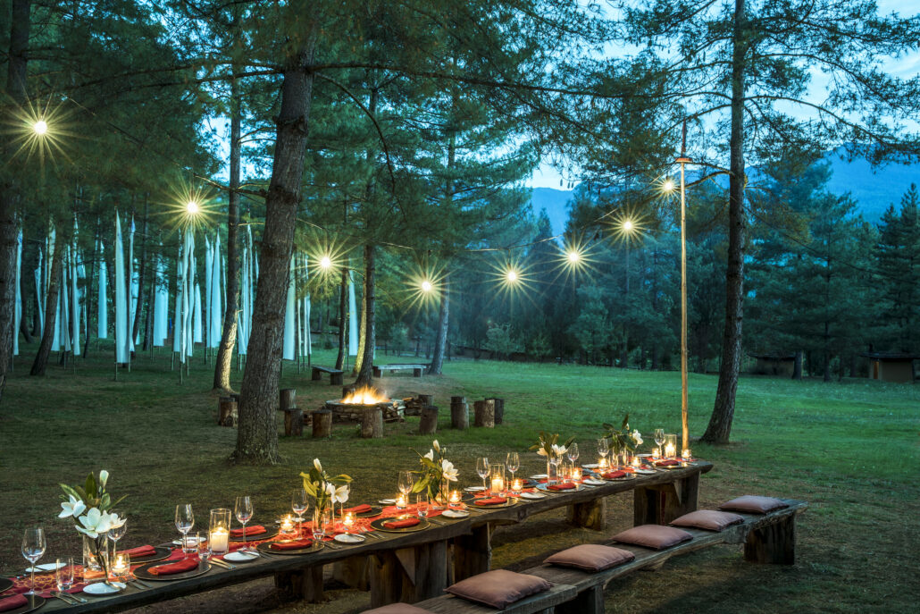 COMO Uma Paro Archery Field Dinner