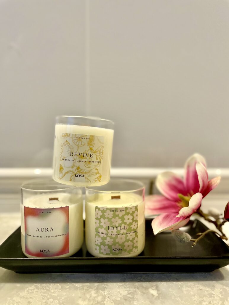 Kosa Wellness Kerzen Spring edition 2
