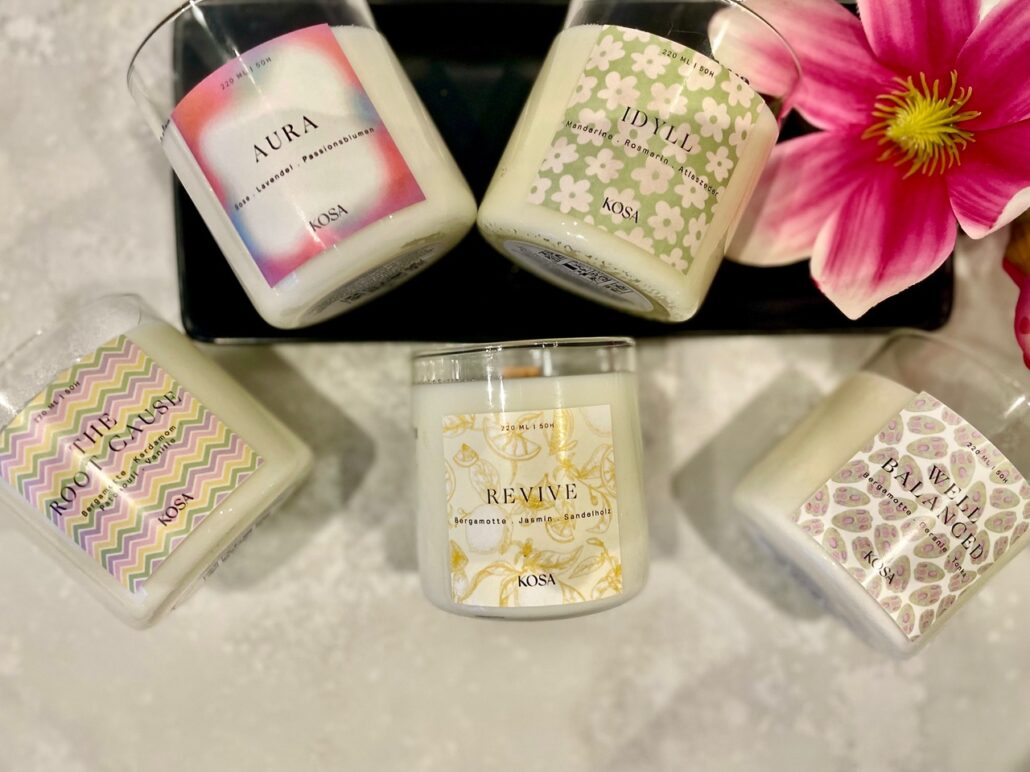 Kosa Wellness Kerzen Spring edition 3