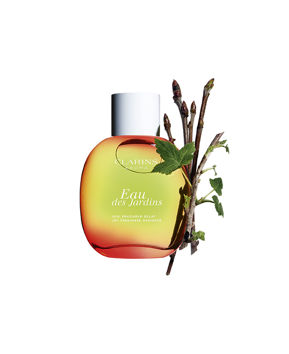 2023 Clarins Aroma Eau des Jardins Activated Packshot 100ml