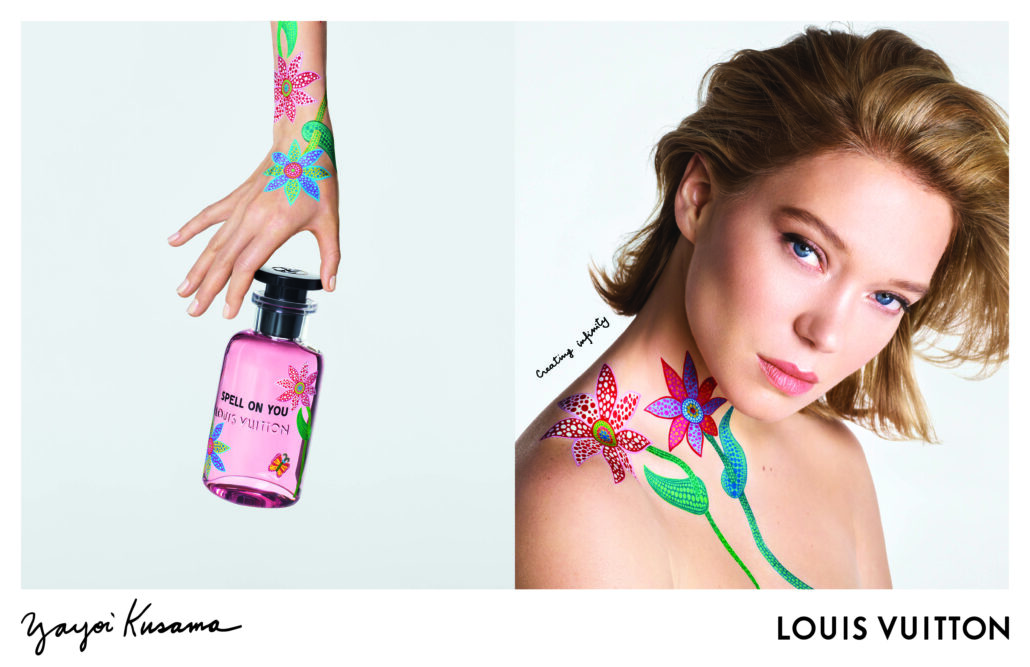 Louis Vuitton x Yayoi Kusama Drop 2 Campaign Lea Seydoux 1