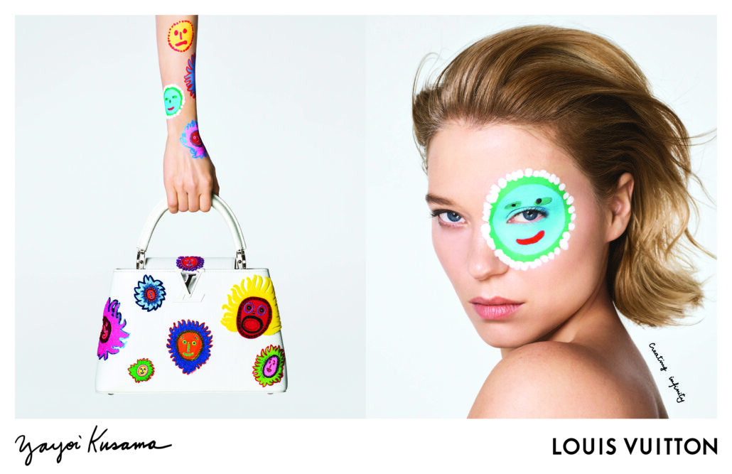 Louis Vuitton x Yayoi Kusama Drop 2 Campaign Lea Seydoux 2