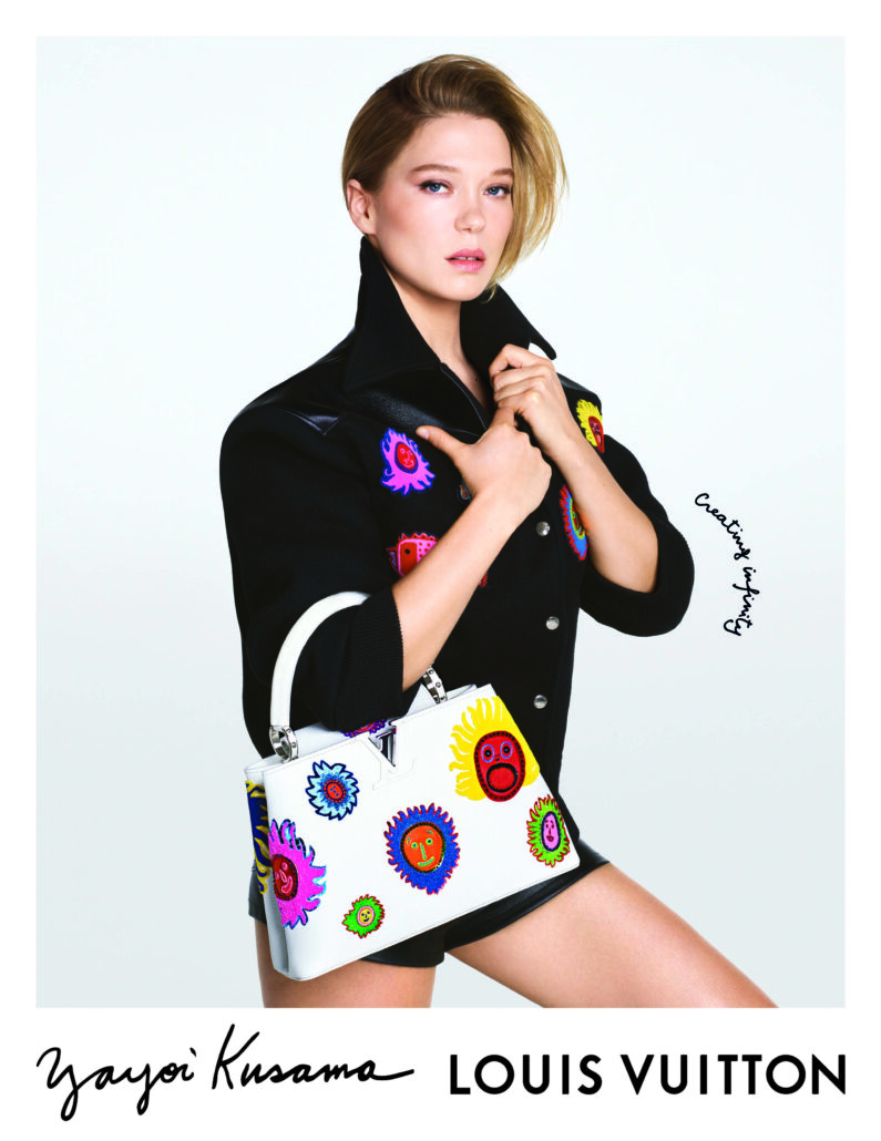 Louis Vuitton x Yayoi Kusama Drop 2 Campaign Lea Seydoux 3