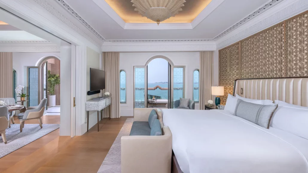 abu dhabi sea view suite bedroom