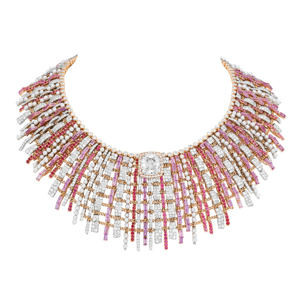 chanel tweed couture necklace HD