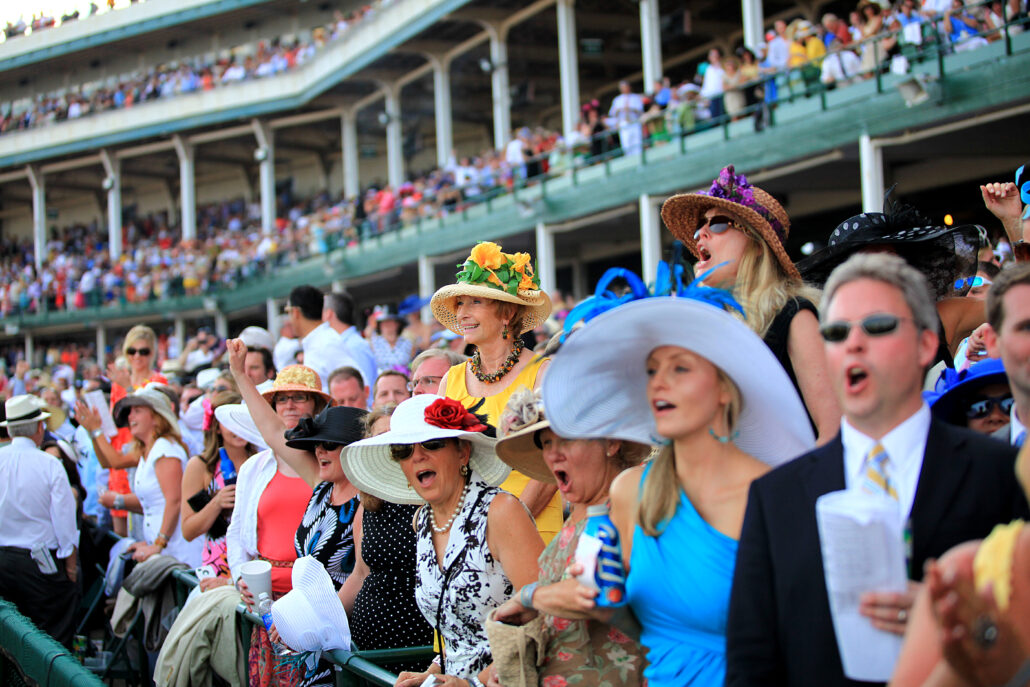 Churchill Downs Derby Fans horse racing family fun