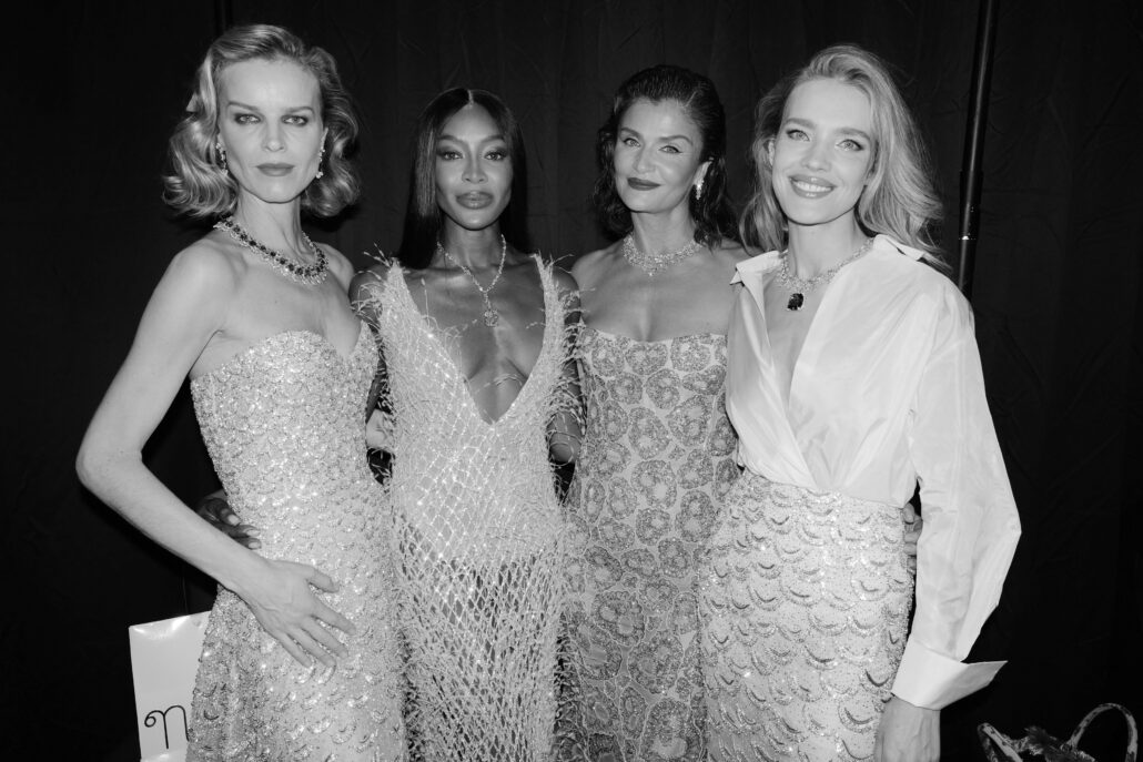 Backstage by Greg Williams Eva Herzigova Naomi Campbell Helena Christensen Natalia Vodianova