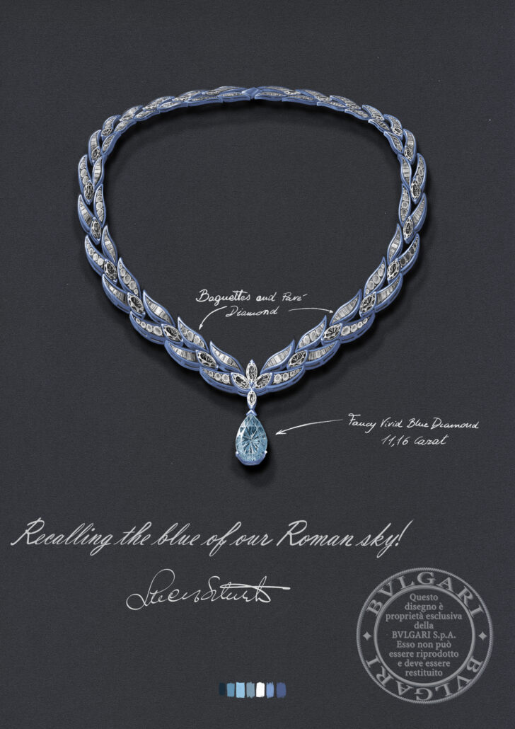 Bulgari High Jewellery Collier Bulgari Laguna Blu Diamond