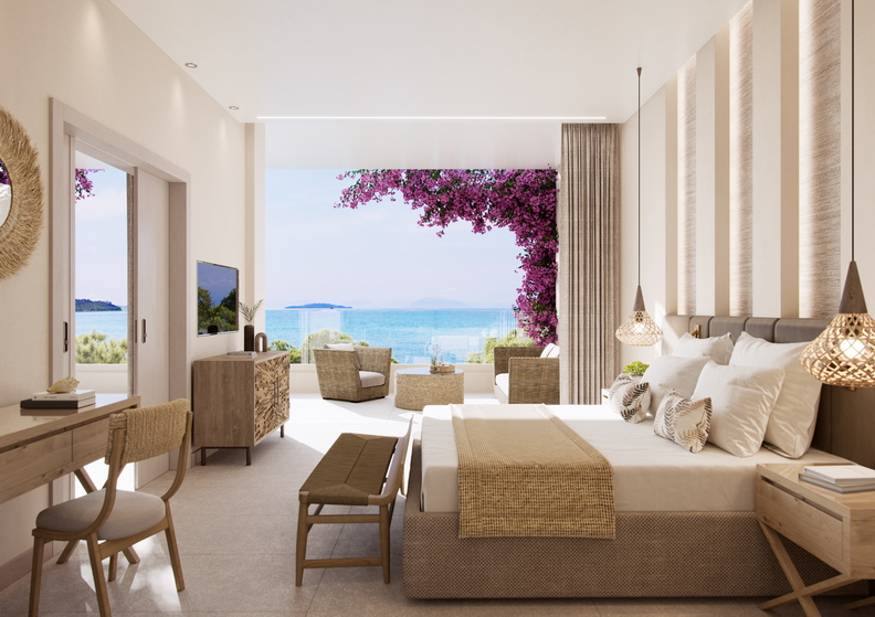 Ikos Odisia One Bedroom Bungalow Suite Balcony Sea