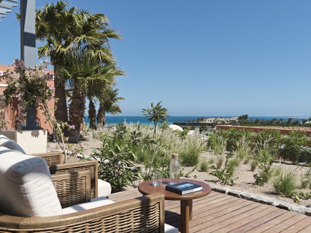 The Chedi El Gouna Red Sea Superior Sea View Room Patio c Orascom Hotels Management