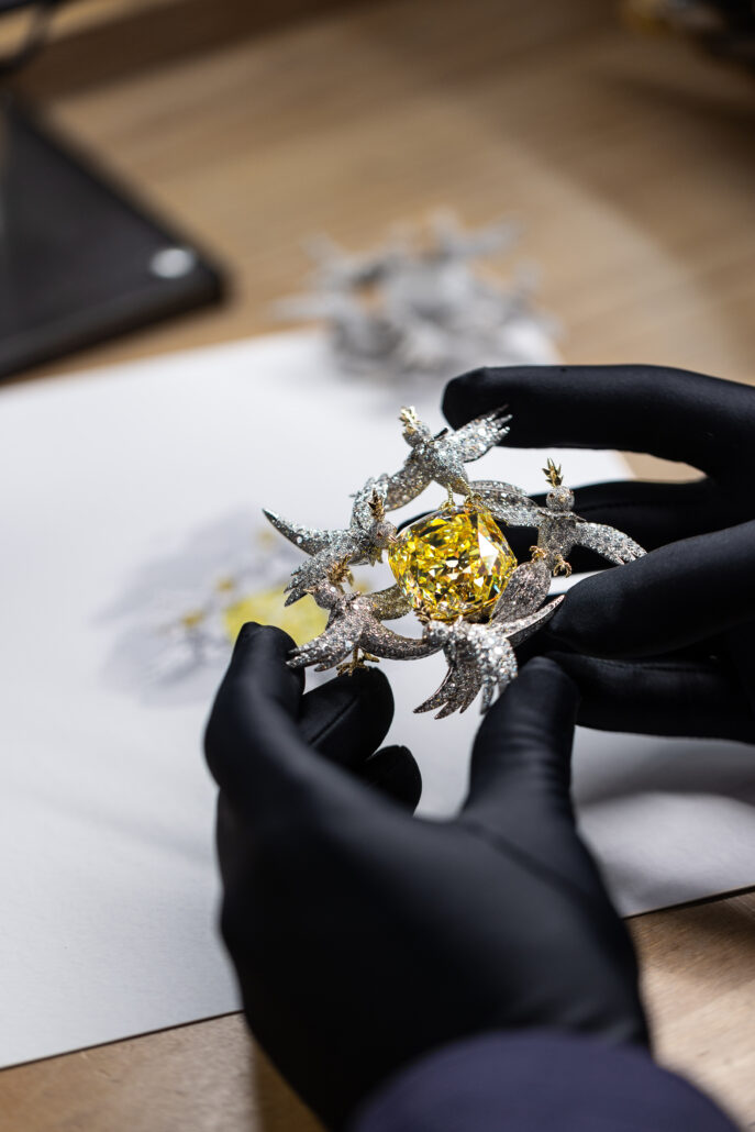 Tiffany Tiffany Diamond Bird on a Rock Craftmanship 4