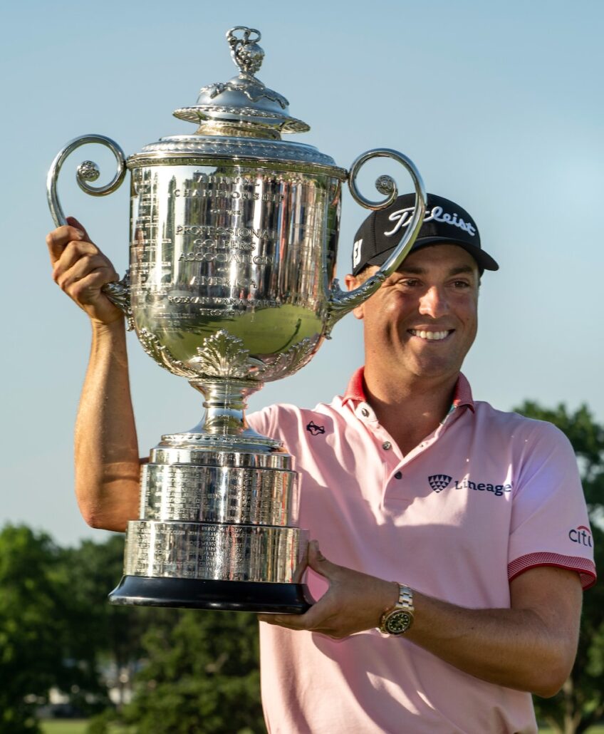 rolex and sports golf the pga championship justin thomas roller pga22ct 0411