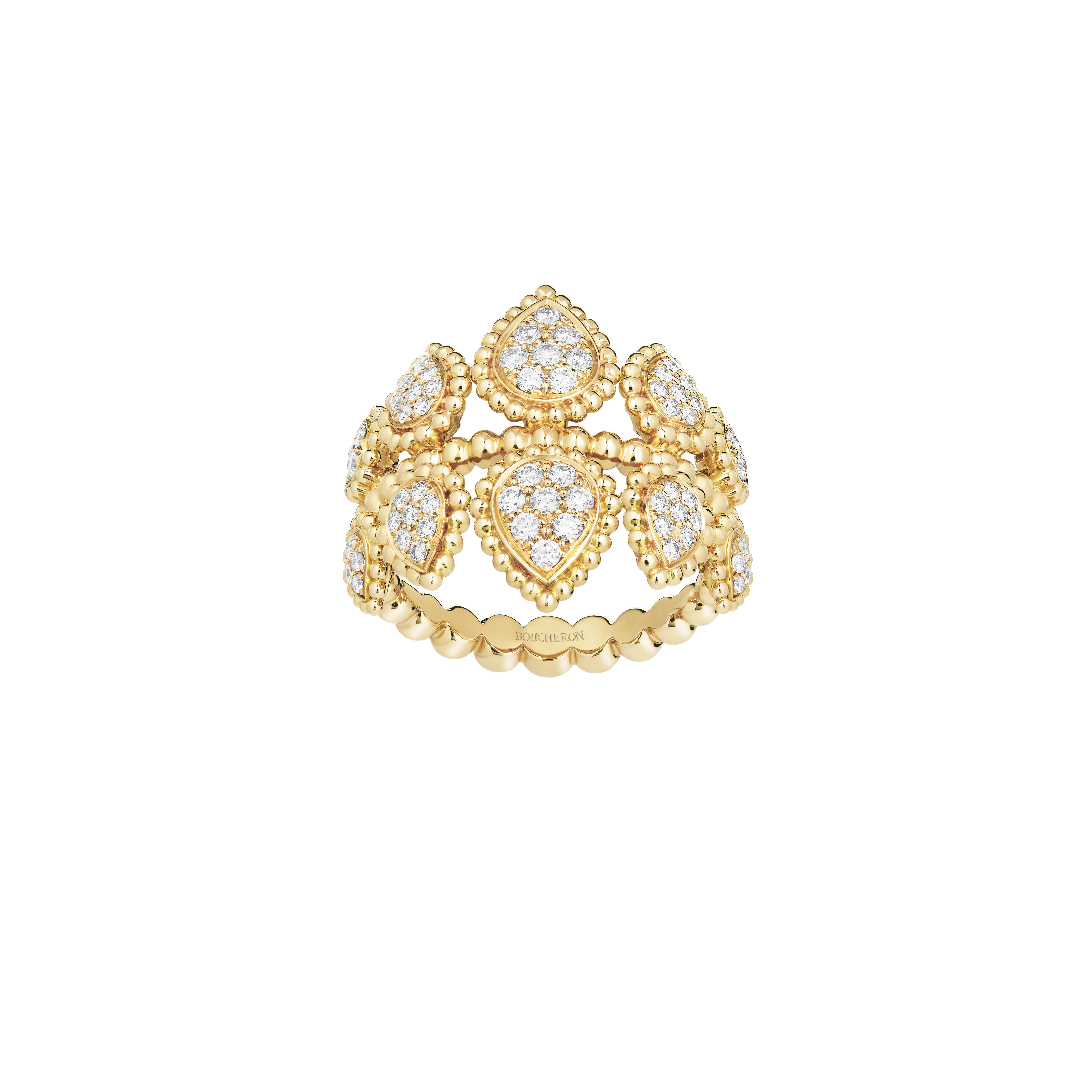 BOUCHERON PNG JRG03278 Serpent Boheme ring multimotifs yg diamonds 1