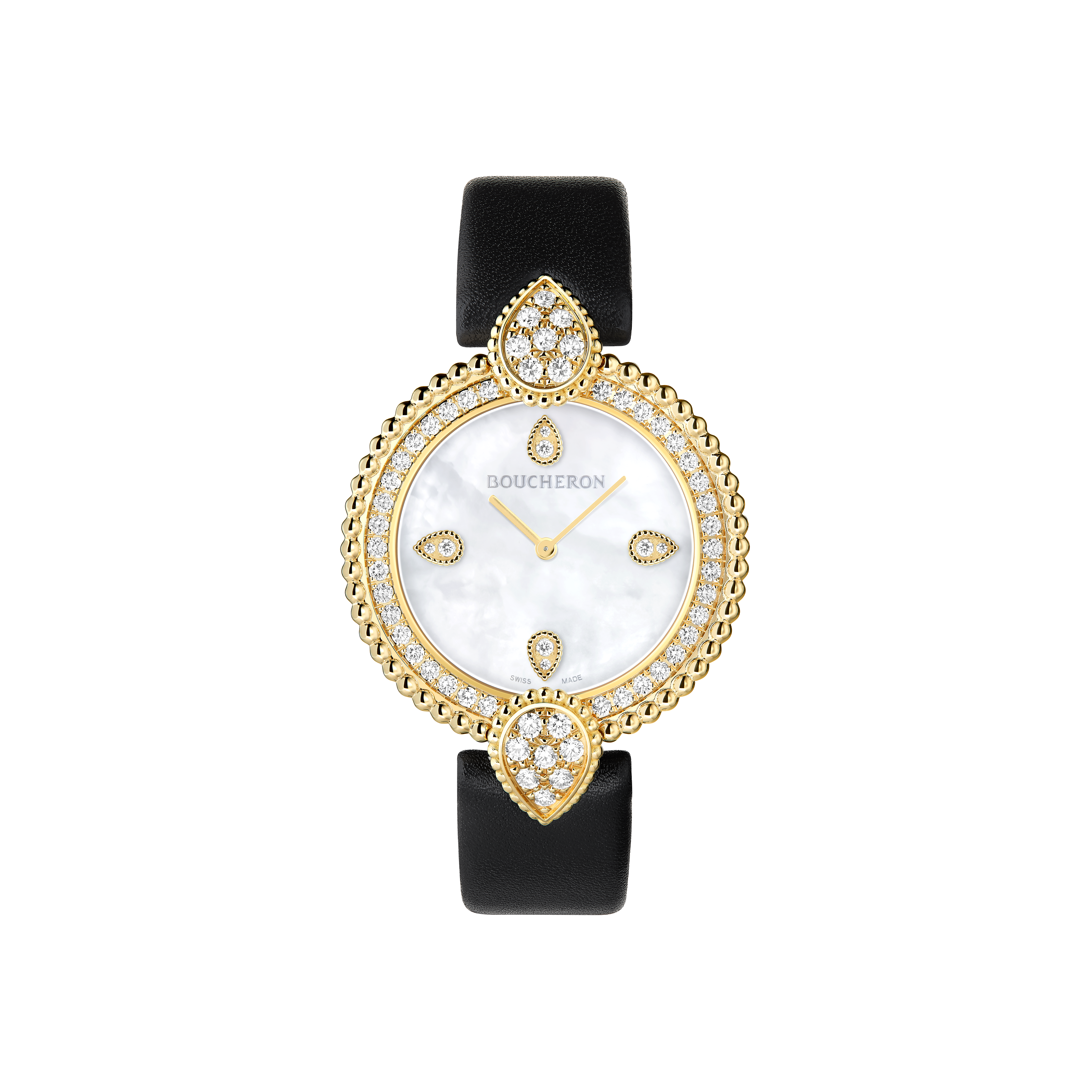 BOUCHERON PNG Serpent Boheme watch in yellow gold and diamonds 1