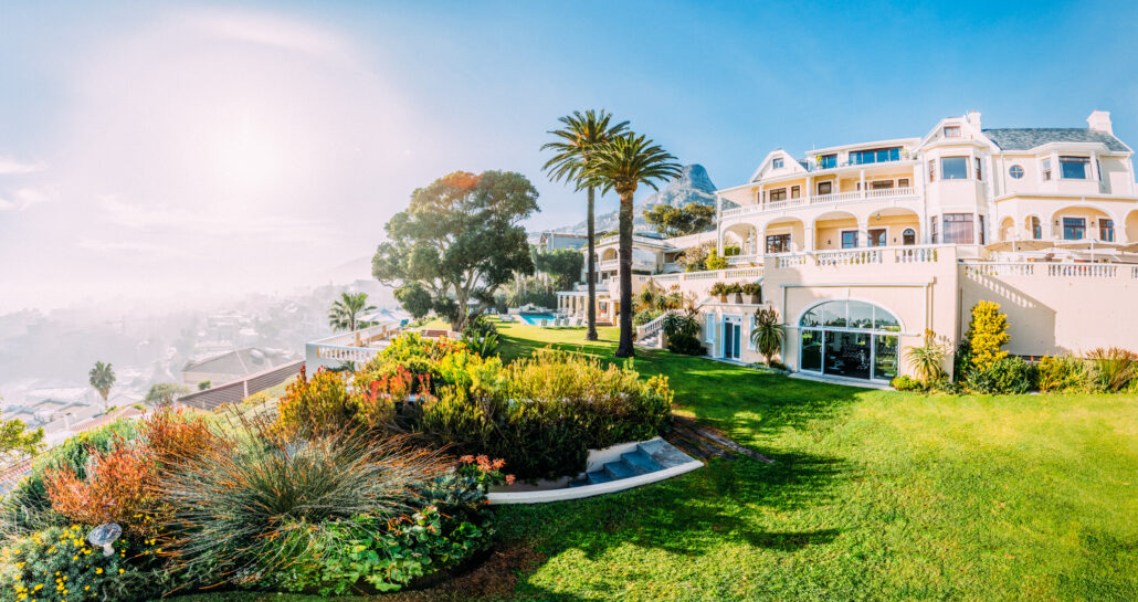 Ellerman House garden overview