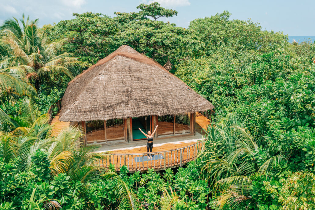 Kristin Kaspersen at Soneva Fushi 5